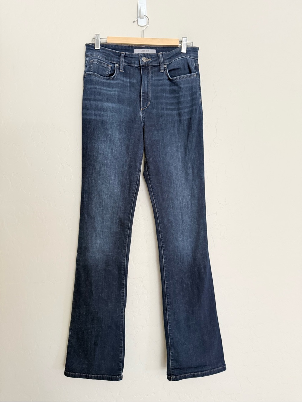 Joe’s Jeans High Rise Bootcut Stretch Denim Size 29 x 34” Long Inseam